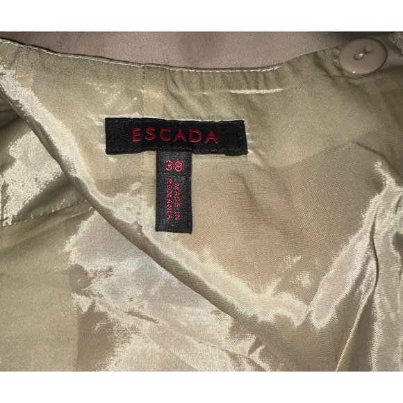 Escada Pencil Skirt Sz 38 Boho Office Siren Chic Designer Workwear - Picture 7 of 8